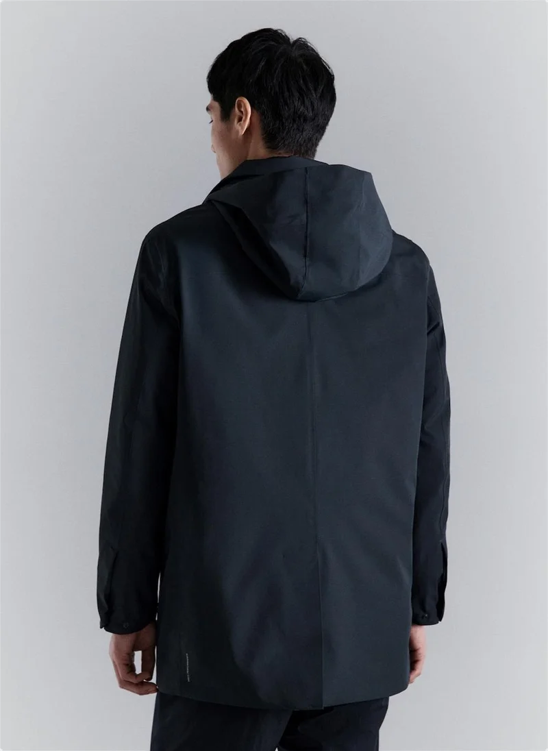 Mango Man Packable parka with removable hood and Thermore technology